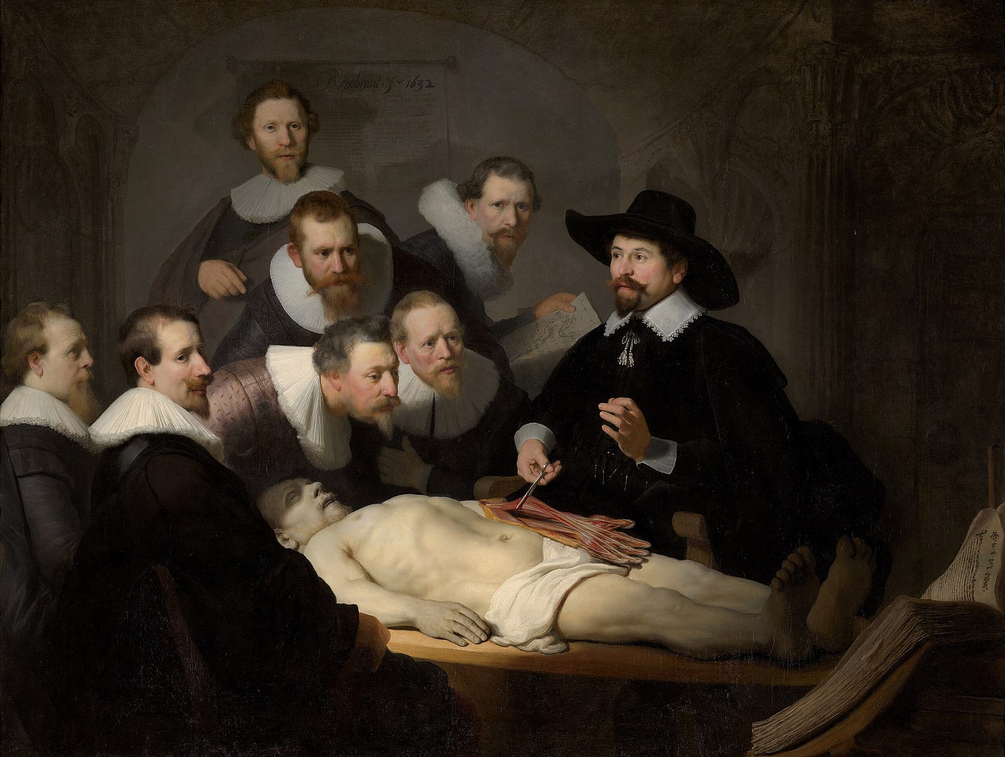 Rembrandt anatomy lesson group portrait Rembrandt anatomy lesson group portrait