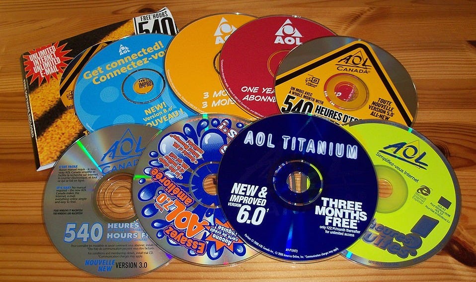 File:AOL promotional CDs in Canada.jpg File:AOL promotional CDs in Canada.jpg
