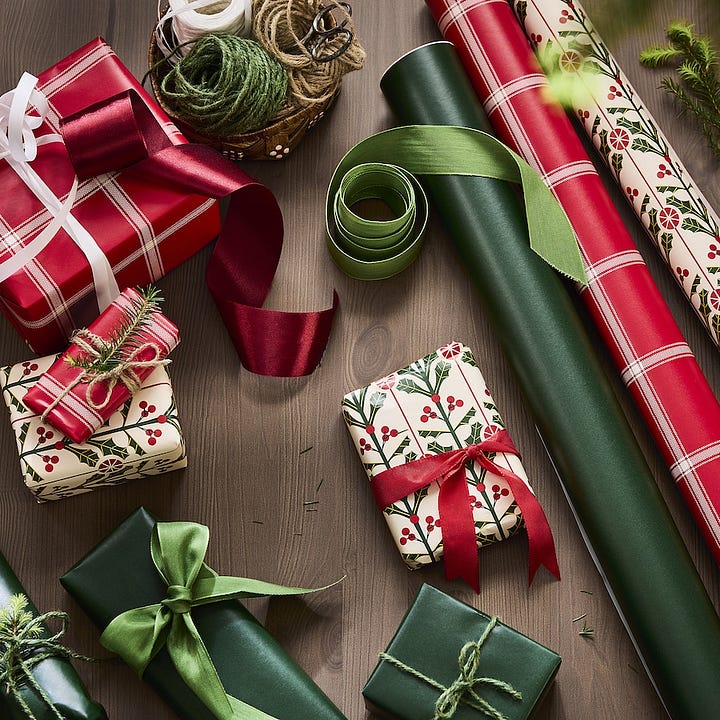 IKEA Holiday gift wrap