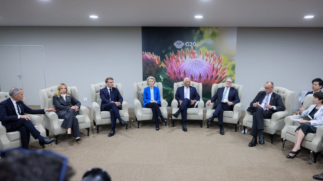 Euro Leaders Huddle In South Africa To Sabotage Trump's Ukraine Peace Push  - modernity