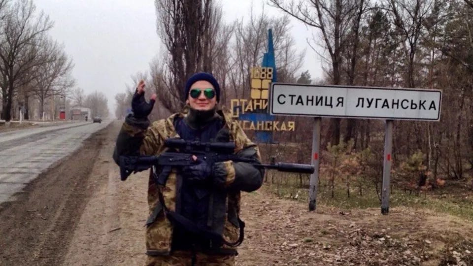 Daniil Lyashuk (nickname “Mujahid”) from the Tornado national battalion in Stanitsa Luhanska - RIA Novosti, 1920, 04/19/2022