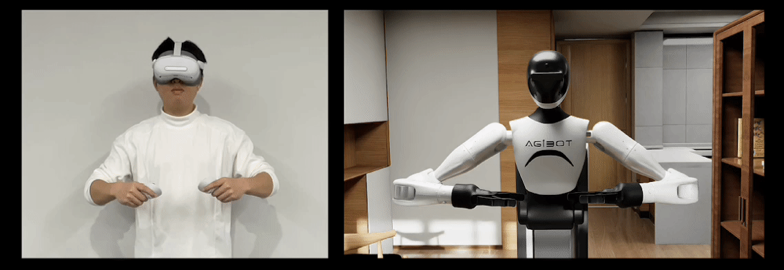  Simulation of remote operation in GR00T-Teleop