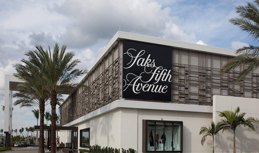 Saks Fifth Avenue to Close Store at Mall at University Town Center in Sarasota
