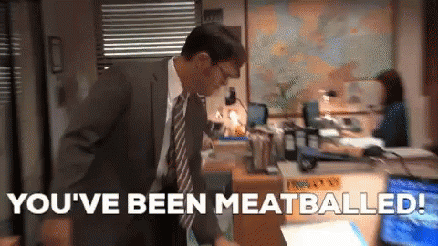 Youve Been Meatballed The Office GIF - Youve Been Meatballed Meatball The Office - Discover & Share GIFs Youve Been Meatballed The Office GIF - Youve Been Meatballed Meatball The Office - Discover & Share GIFs