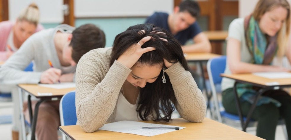 student stressed