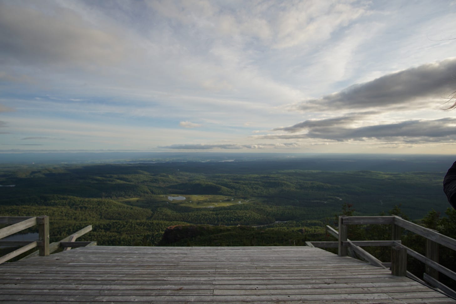 View from Mont-Valins Provincial Park