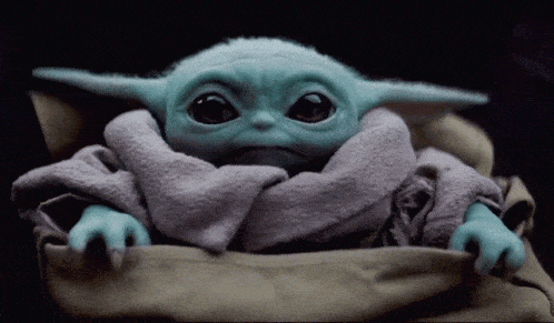 Baby Yoda Bye Bye Gif - IceGif