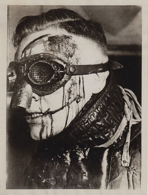 WWI German Facial Dueling Scars – Mensur Scars and WWI Portraits |  Portraits of War
