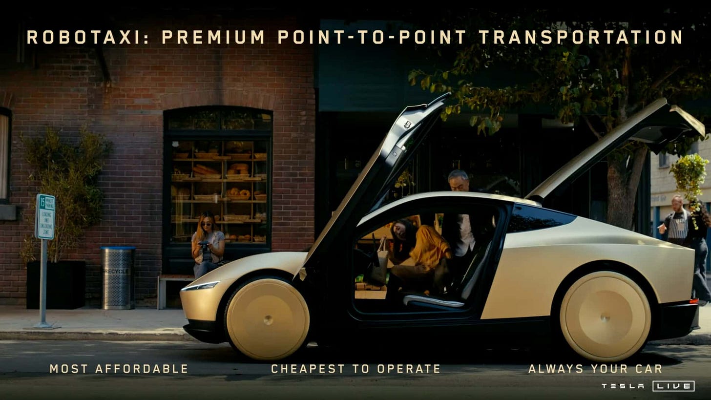 Tesla Cybercab, il taxi di Elon Musk che possiamo comprare tutti