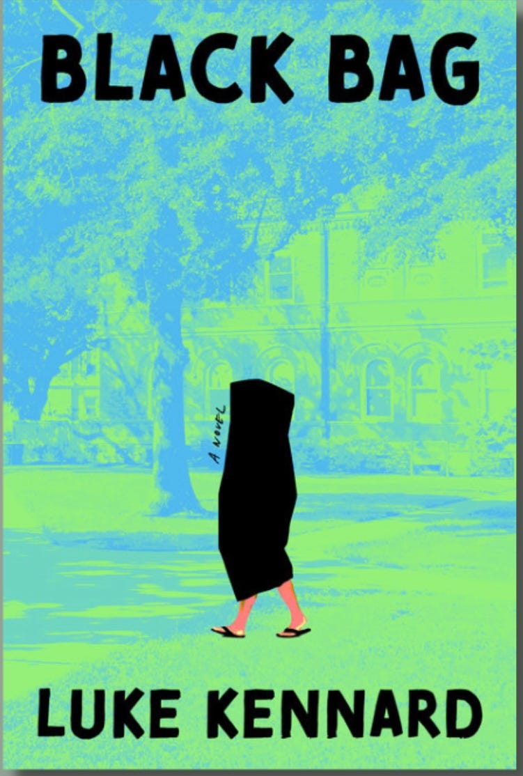 The cover for Luke Kennard's "Black Bag" The cover for Luke Kennard's "Black Bag"