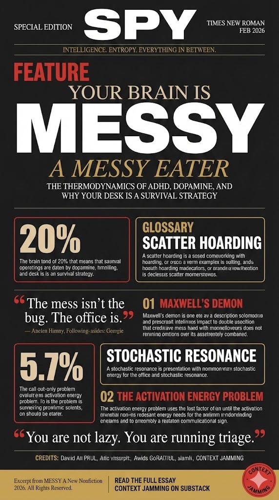 Your Brain is a Messy Eater