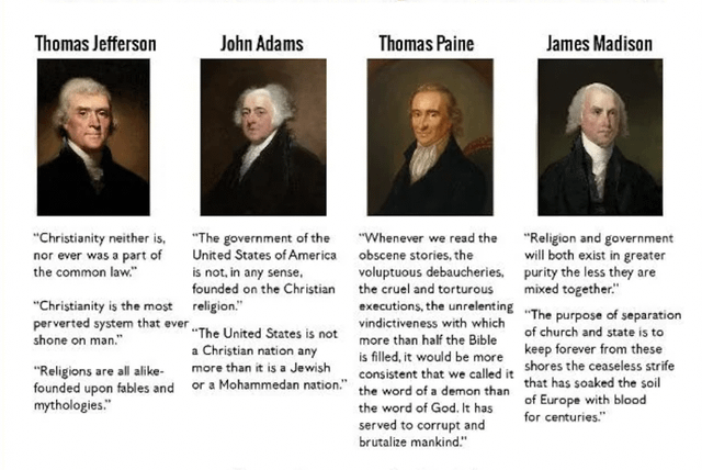 r/Presidents - The Founding Fathers on religion and the separation of church and state r/Presidents - The Founding Fathers on religion and the separation of church and state