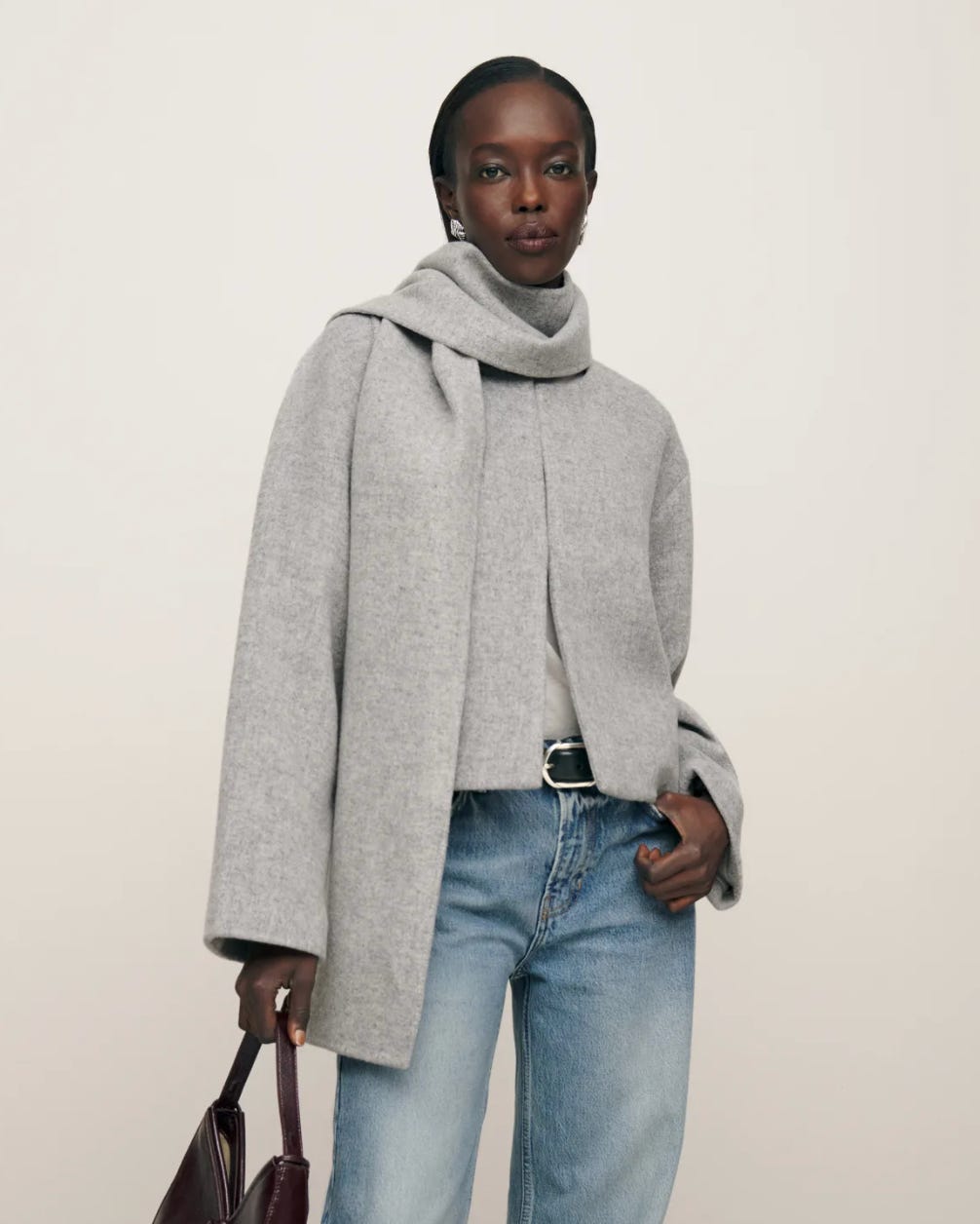 ジャケット・アウター issue things No Collar Coat grey issue things No Collar Coat grey 【公式通販】