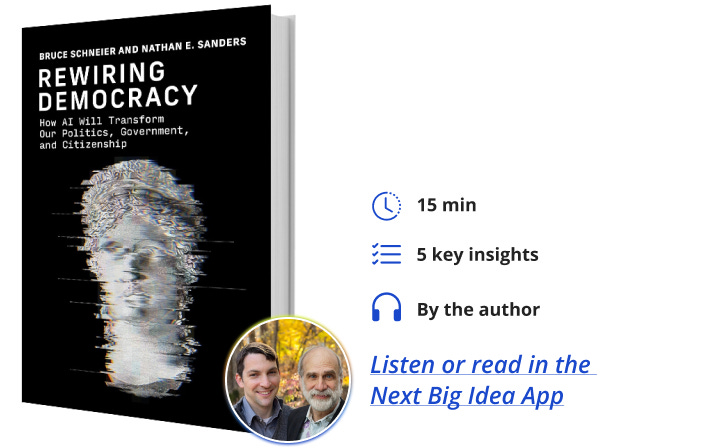 Bruce Schneier Nathan Sanders Next Big Idea Club Book Bite