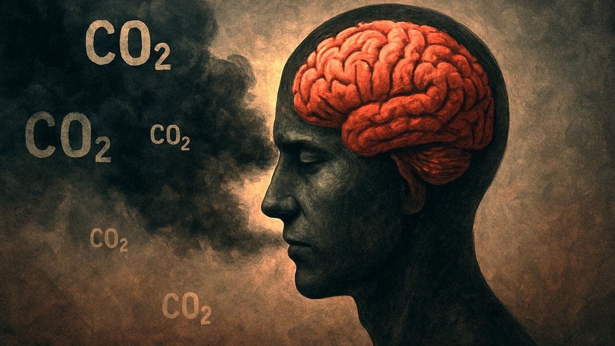 El exceso de CO₂ en la atmósfera no solo calienta el planeta: también puede enturbiar nuestro cerebro y mermar la capacidad de pensar con claridad.
