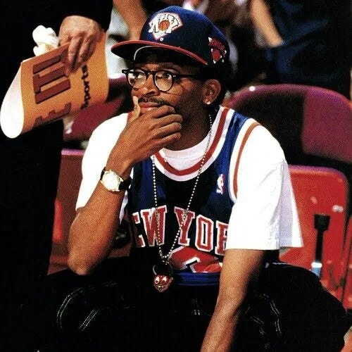 Colmon Domingo at the 40th Annual Santa Barbara International Film Festival; Spike Lee at a New York Knicks Game.