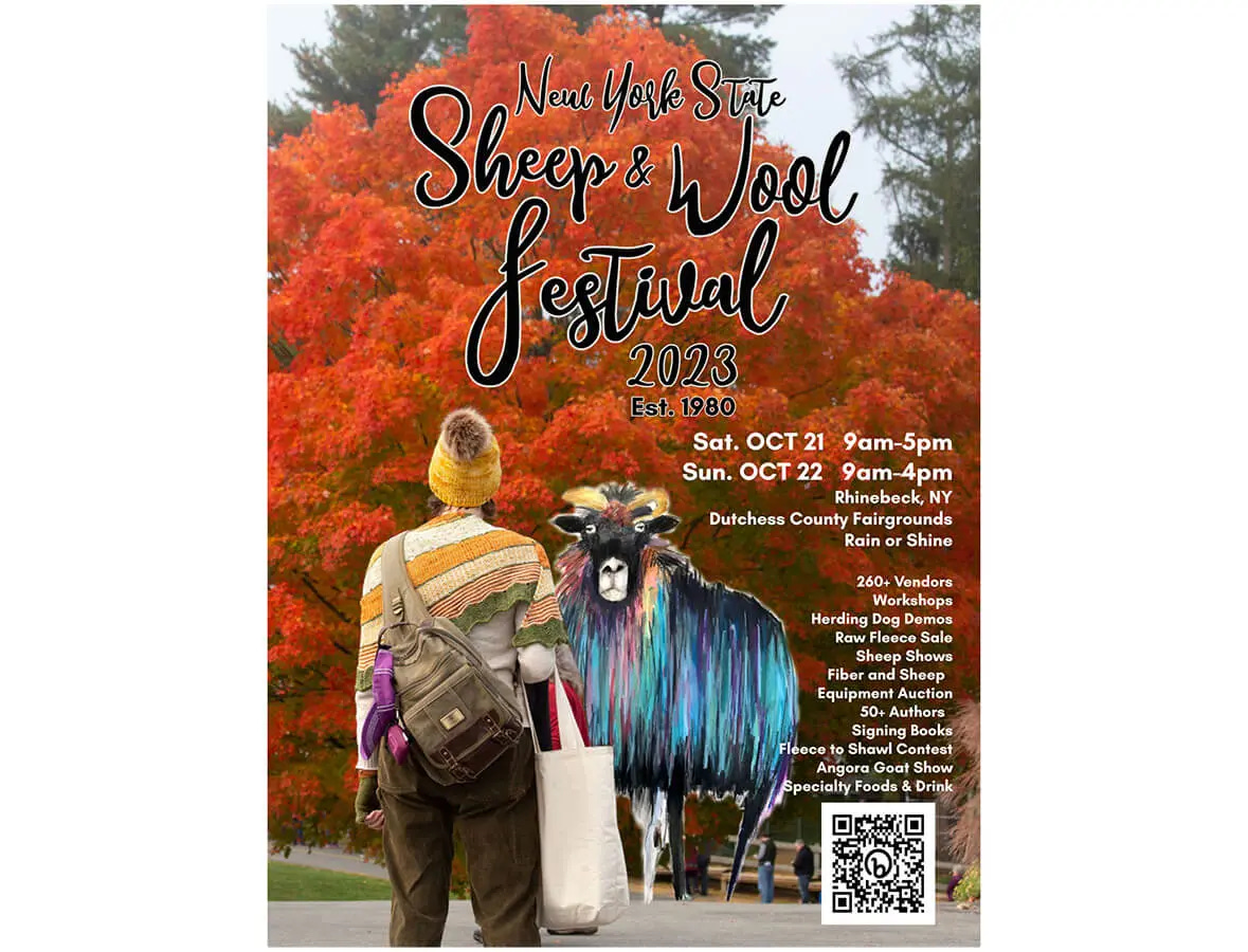 New York State Sheep & Wool Festival 2023 Poster