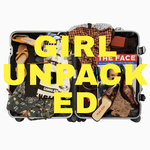 girl unpacked