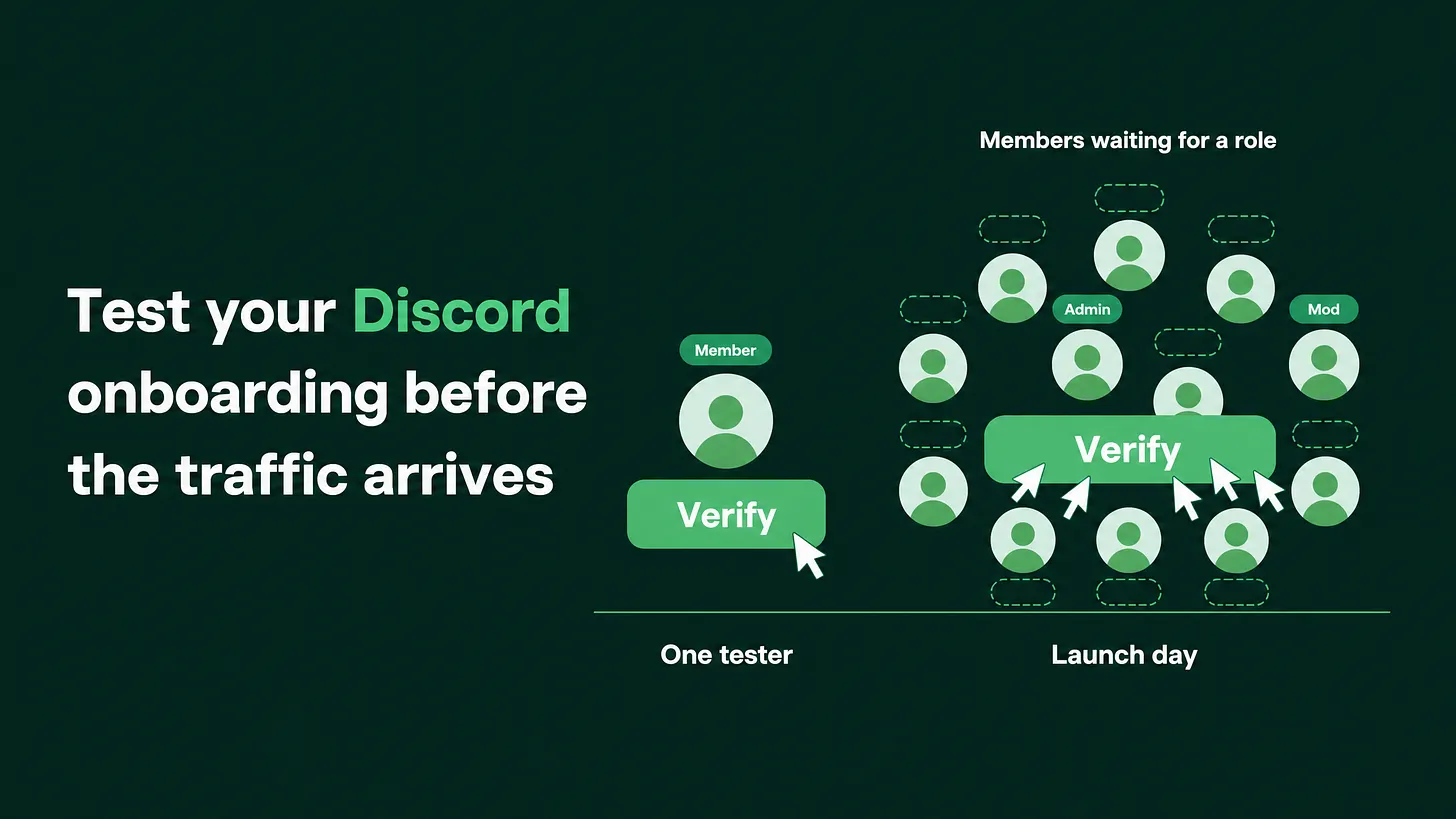How to Test Discord Onboarding Before a Launch: A Six-Step Load Test for the Join Flow