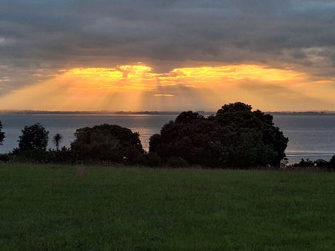 Sunrise over three different days