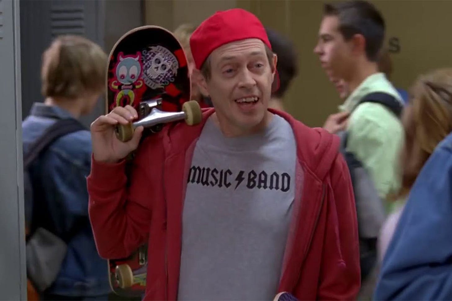 Steve Buscemi Recreates His 'Fellow Kids' Meme for Halloween