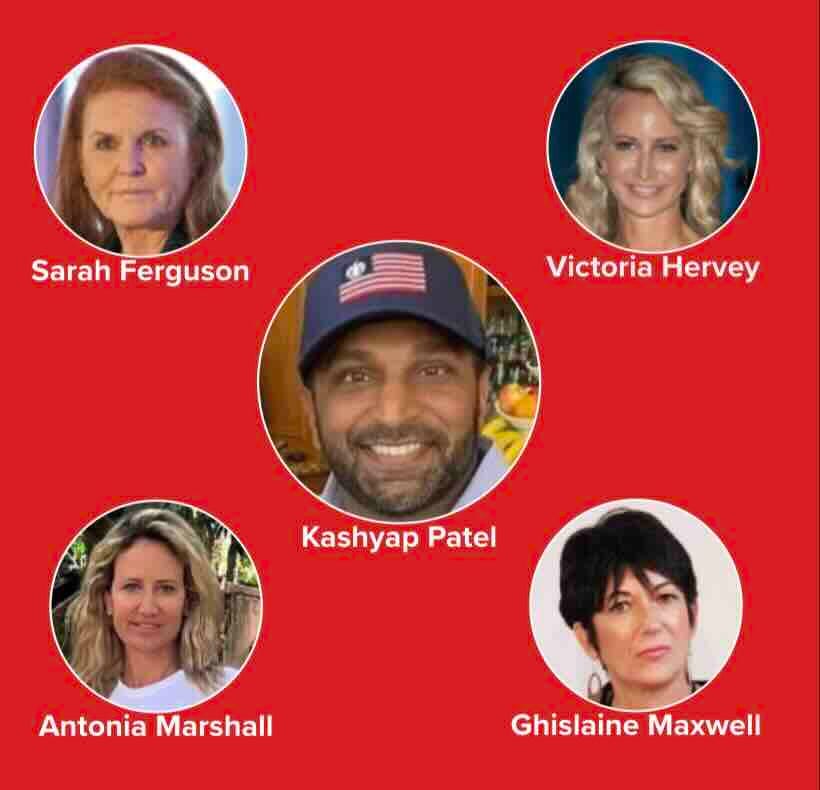 Kash Patel's British socialite connections from the Epstein Files