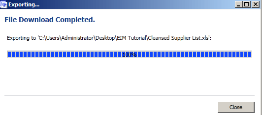 export the cleansing results to an 64 bit version of the excel file 4 export the cleansing results to an 64 bit version of the excel file