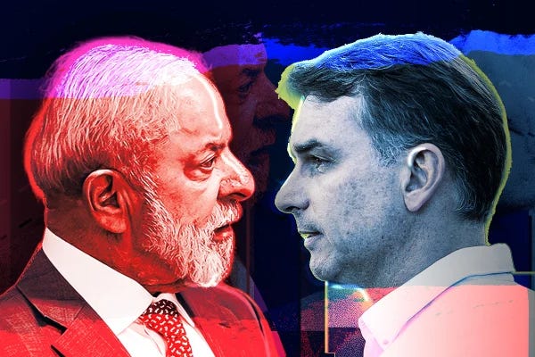 Genial/Quaest: Lula abre vantagem sobre Flávio em 1º e 2º turnos Genial/Quaest: Lula abre vantagem sobre Flávio em 1º e 2º turnos