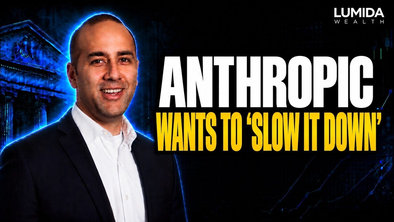 Anthropic's "slow down" letter is a capital raise in disguise — Lumida CEO Anthropic's "slow down" letter is a capital raise in disguise — Lumida CEO