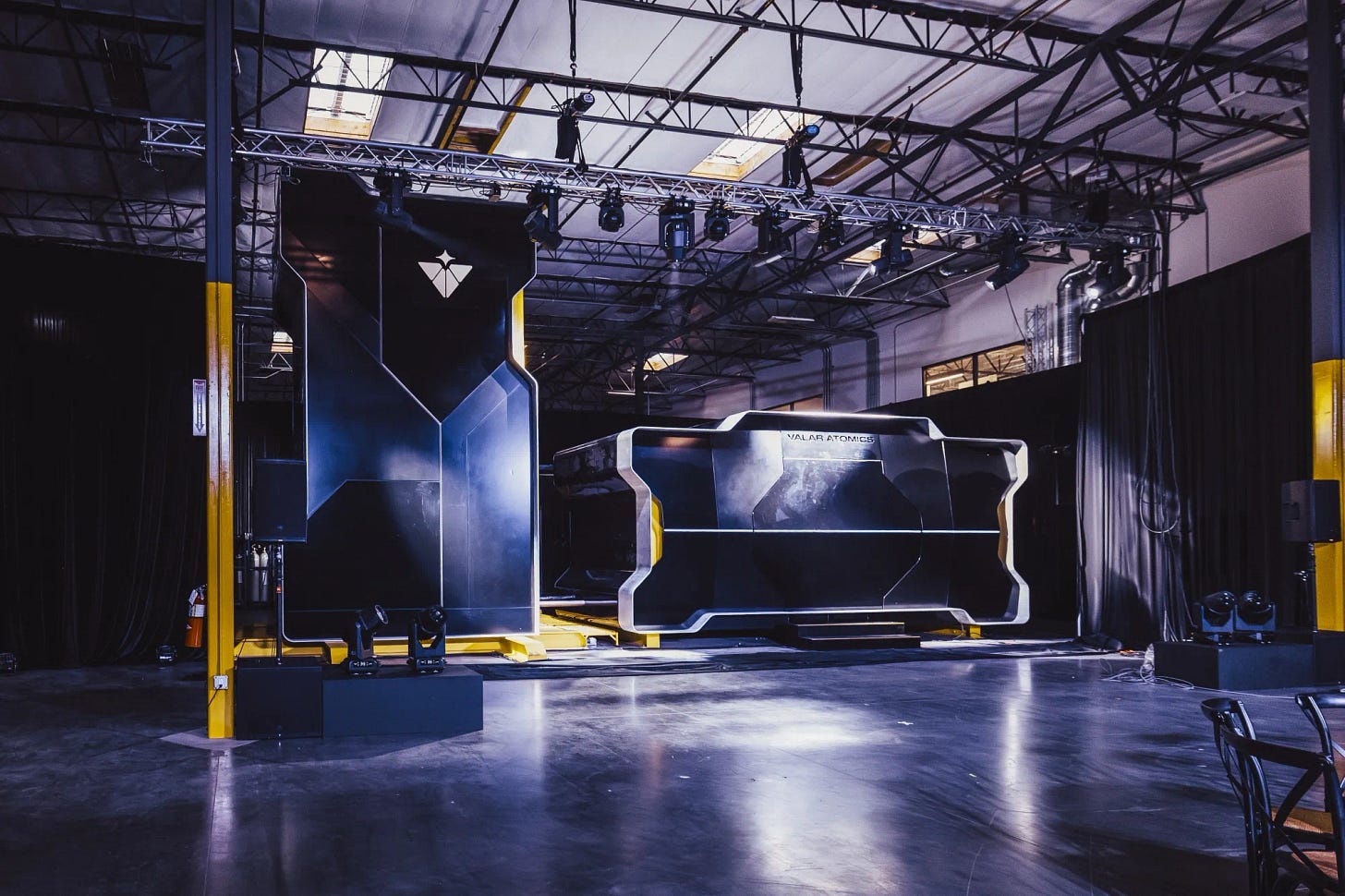 Valar Atomics' Ward 250 nuclear reactor under construction.