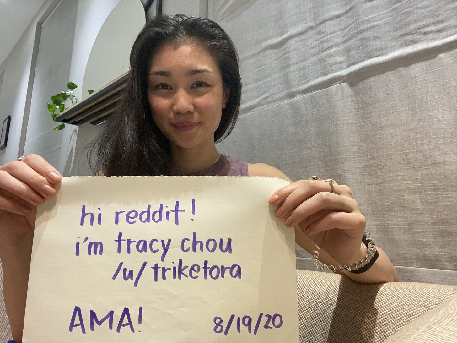 My reddit AMA “proof”.