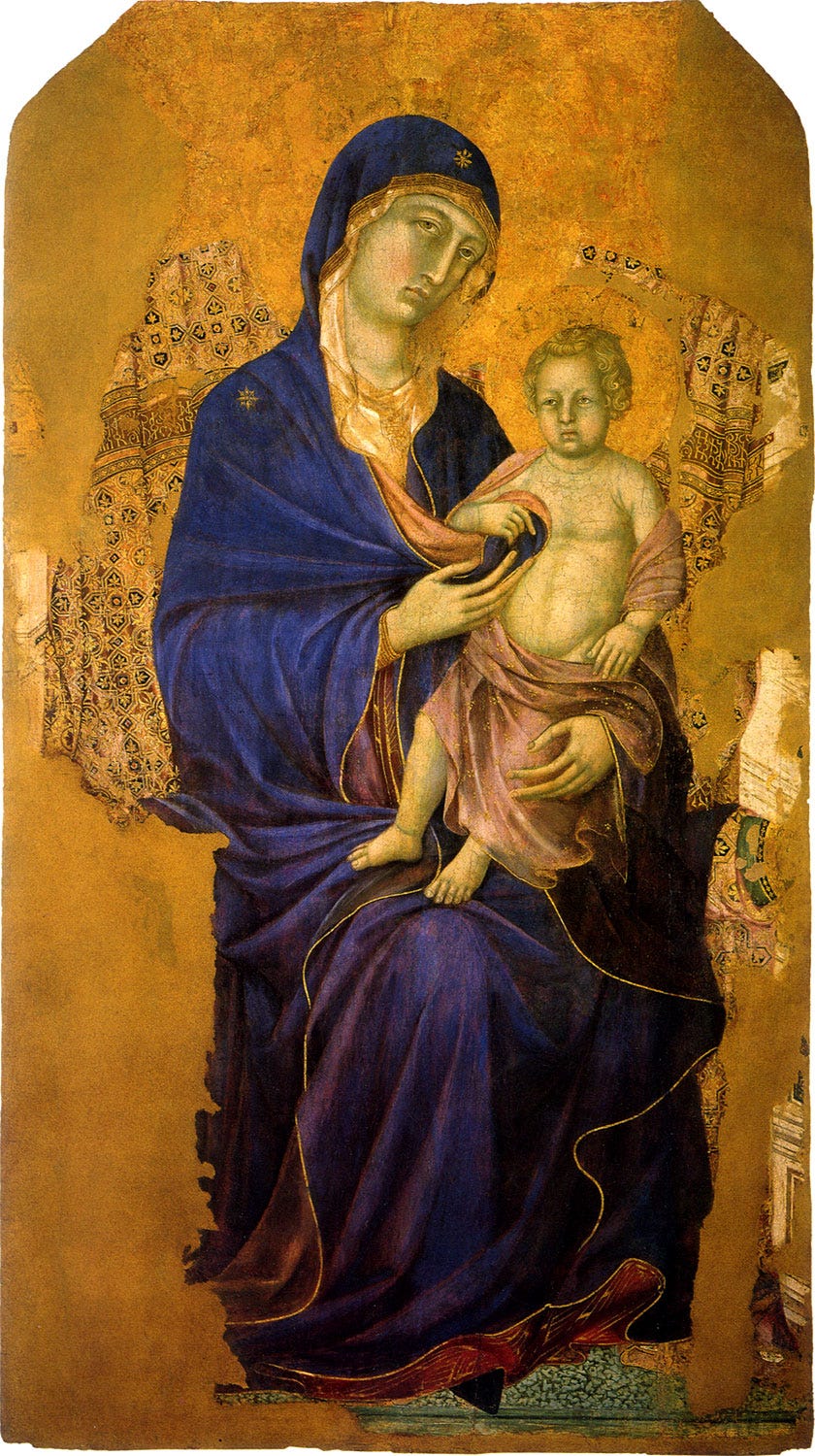 Duccio Maesta multi panel polyptych Duccio Maesta multi panel polyptych