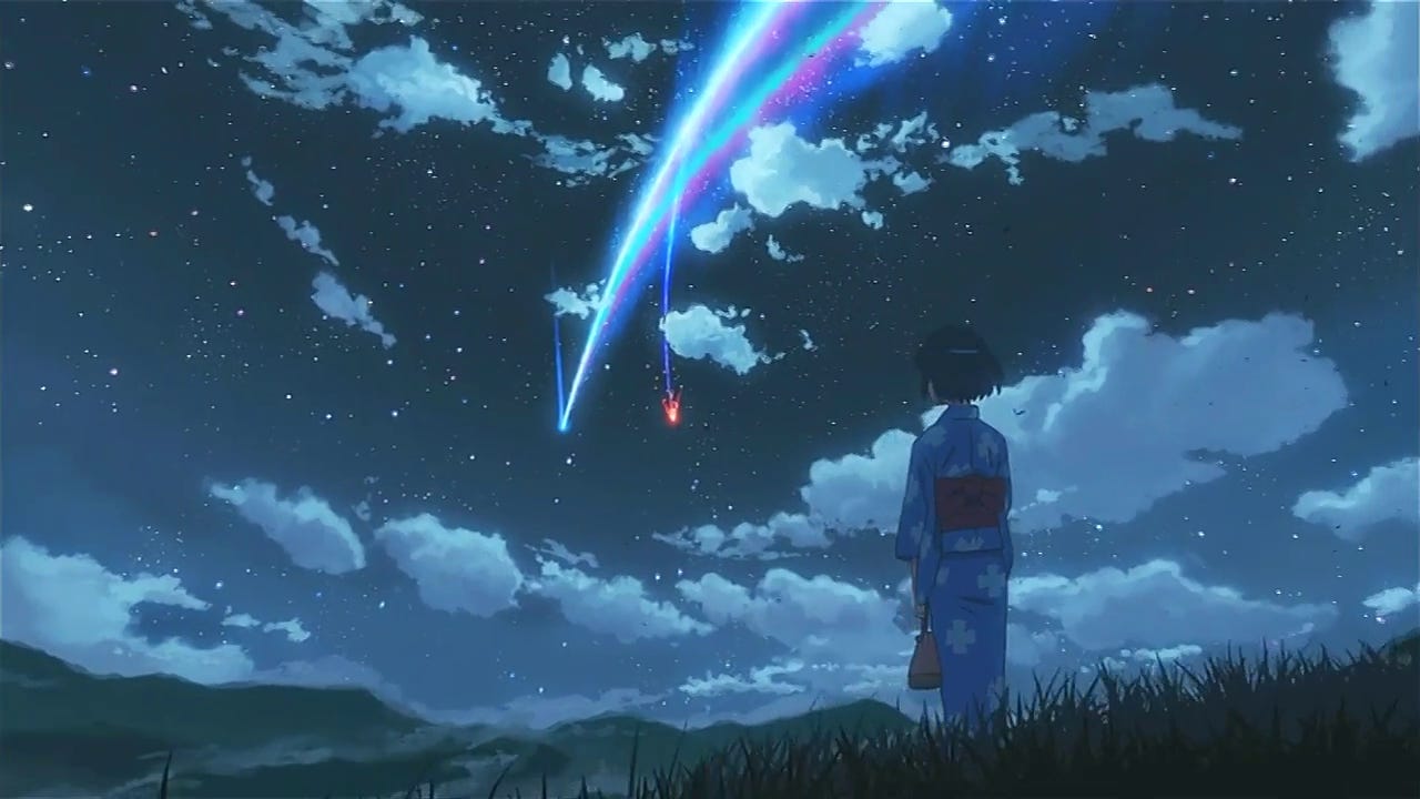 Exploring the Visual Themes of Makoto Shinkai's “Your Name.” – Film Daze