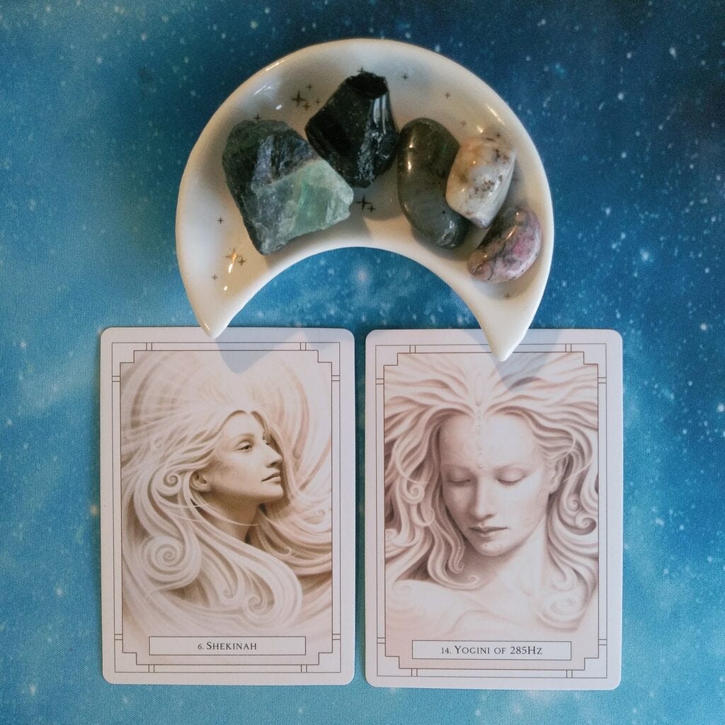 A Message from the Universe ~ Rejection is Protection, White Light Oracle cards