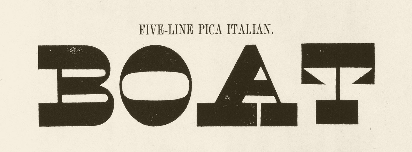 The word 'BOAT' typeset in all-caps.