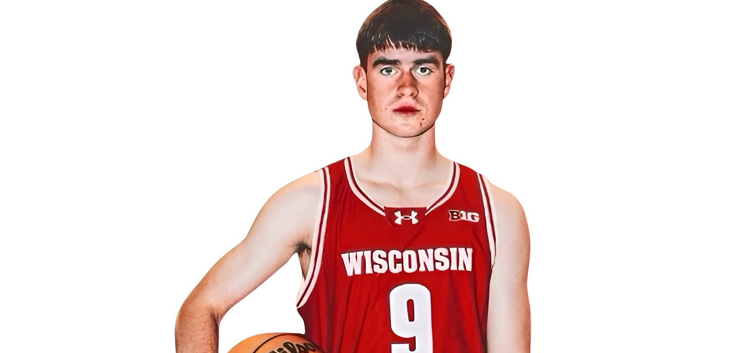 Wisconsin men's basketball 2026 signee Jackson Ball Wisconsin men's basketball 2026 signee Jackson Ball