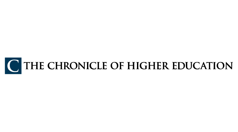 An image of the logo of the chronicle of higher education publication