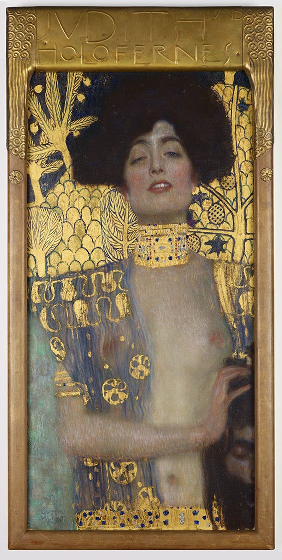 Gustav Klimt《Judith I》|來源:Belvedere / Wikimedia Commons(公有領域) Gustav Klimt《Judith I》|來源:Belvedere / Wikimedia Commons(公有領域)