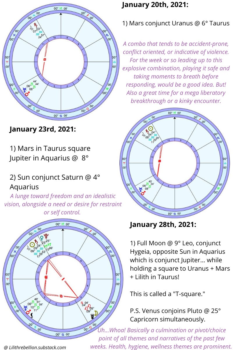Charts and forecasts for Jan. 20th, 23rd, 28th, 2021.