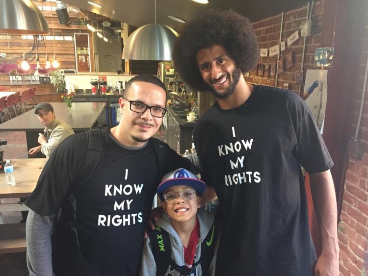 shaun king with colin kaepernick on racism nfl 2017 shaun king with colin kaepernick on racism nfl 2017