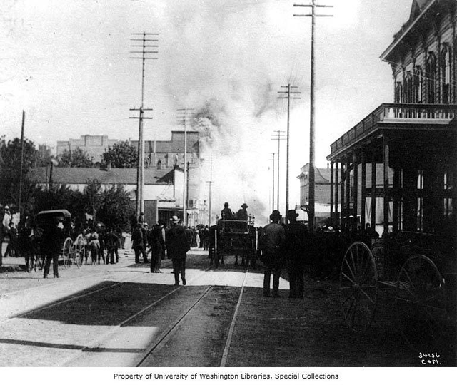 r/Seattle - The start of the fire. Seattle Volunteer Fire Department Fire Wagon No. 4 running to the scene. r/Seattle - The start of the fire. Seattle Volunteer Fire Department Fire Wagon No. 4 running to the scene.