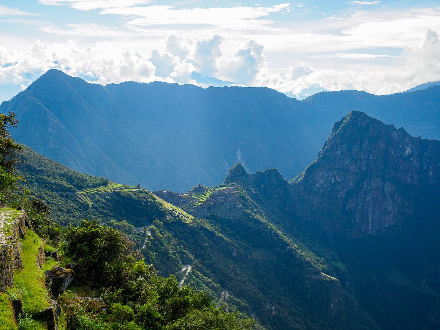 Machu Picchu as seen (by me) from Inti Punku, the Sun Gate. Taken May 19 at 3:42 PM