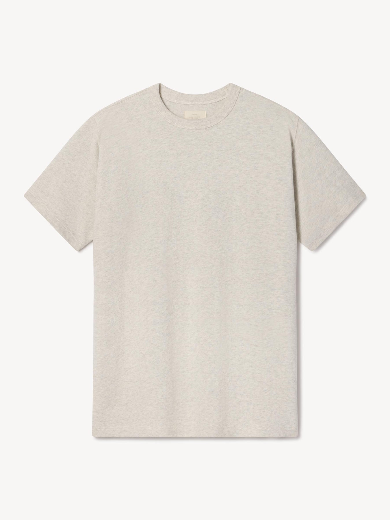 Heather Oat Field-Spec 90S Boxy Heavy Tee - Product Flat
