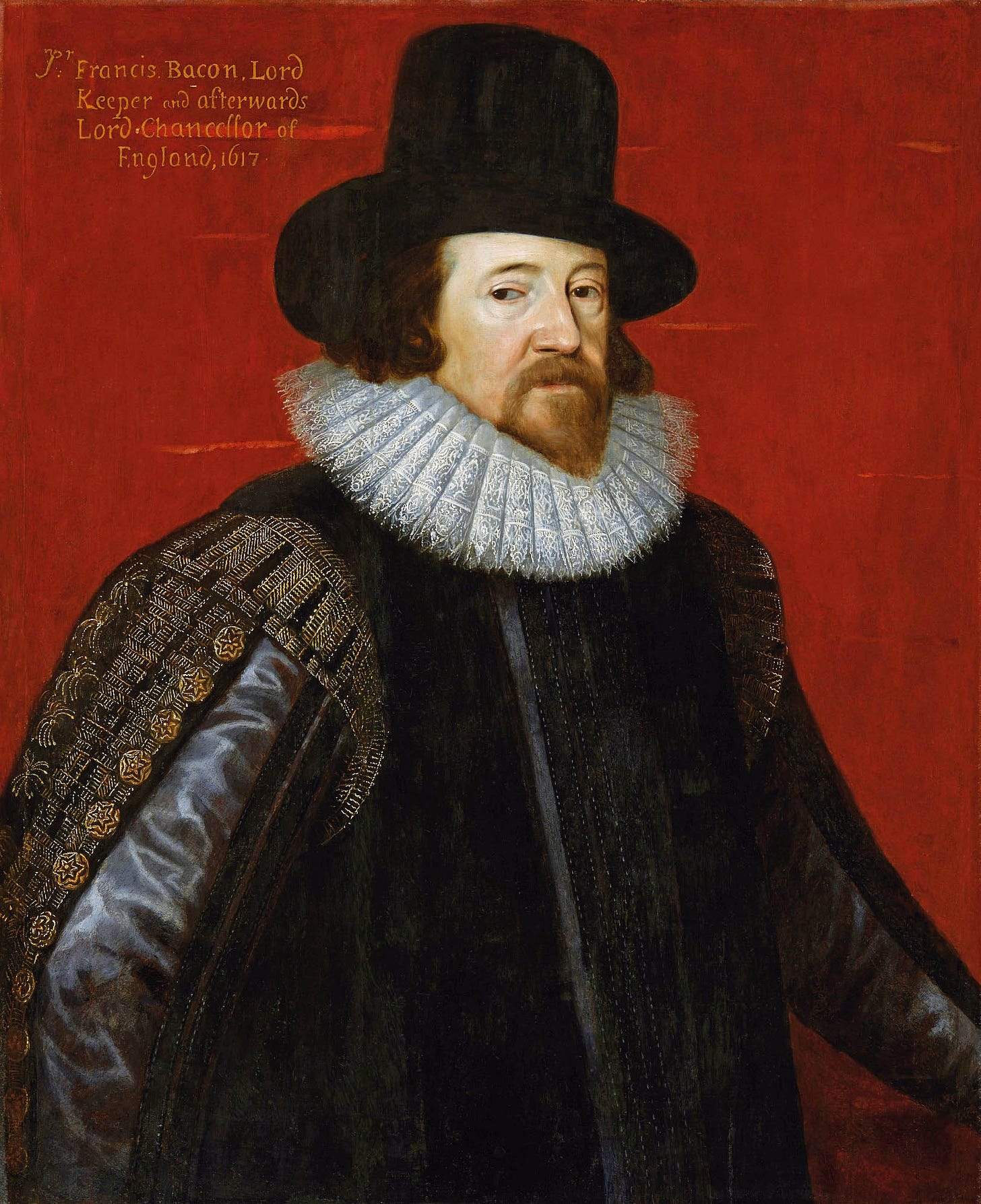 Portrait of Francis Bacon, Paul von Somer, 1617