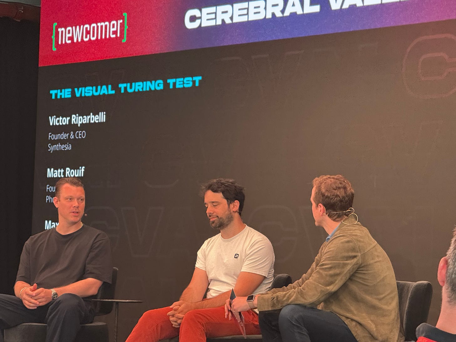Victor Riparbelli founder of Synthesia at AI Summit