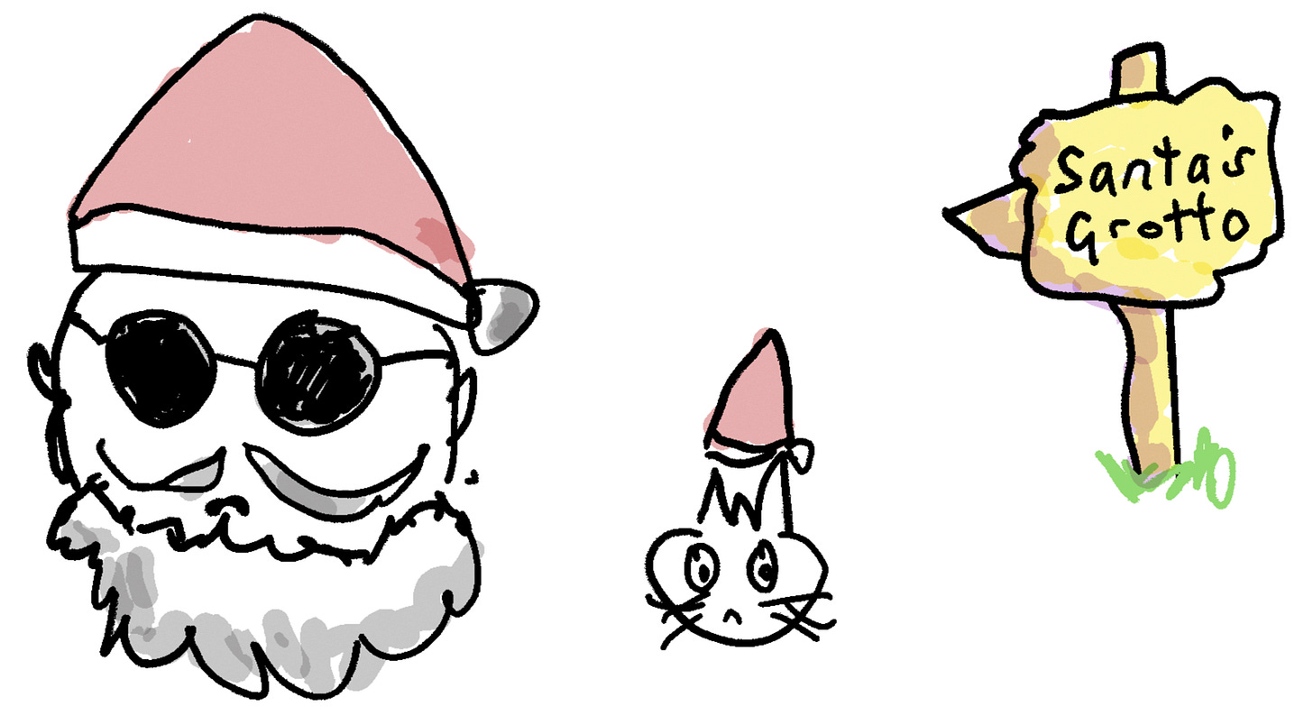 Santa's Grotto, by Terry