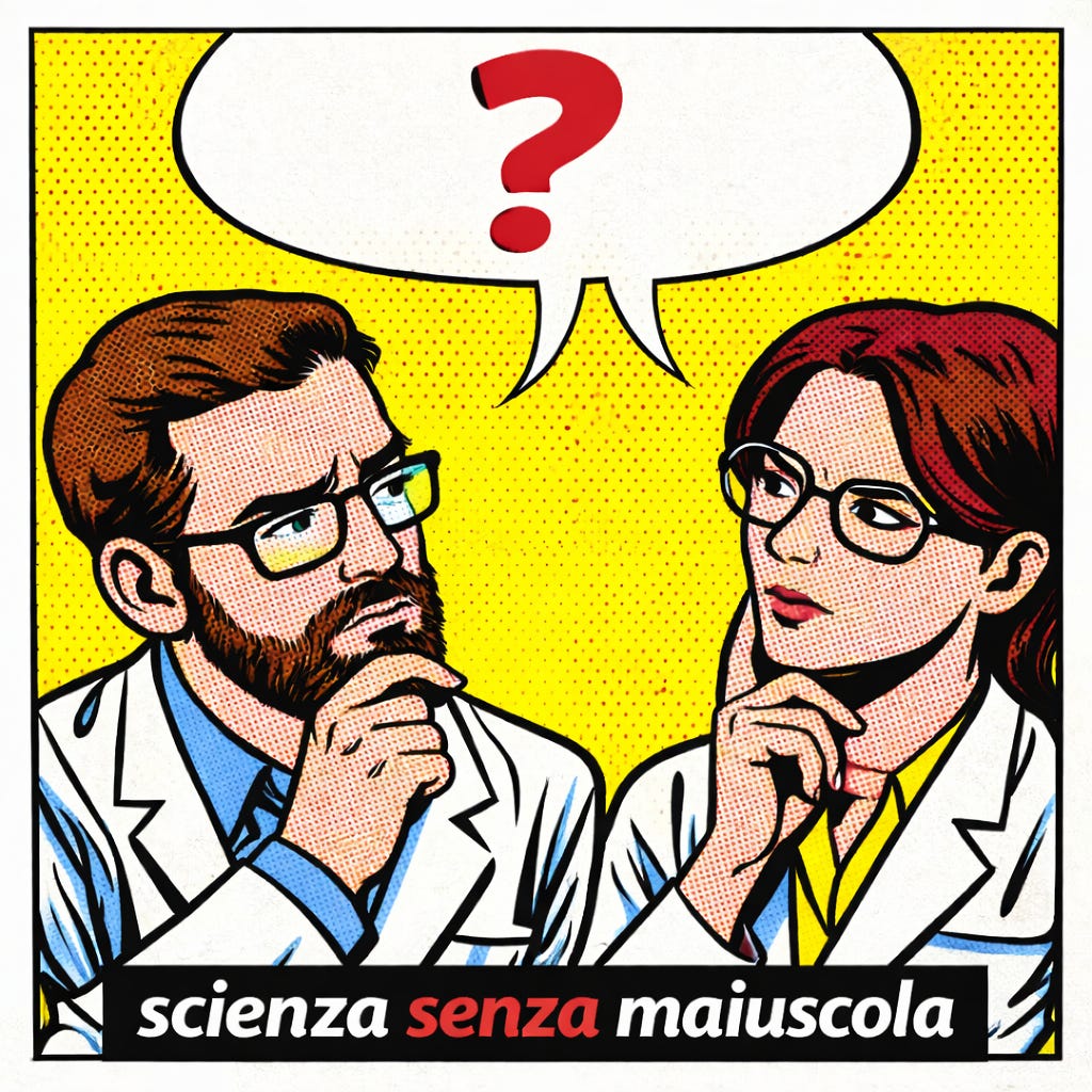 scienza senza maiuscola