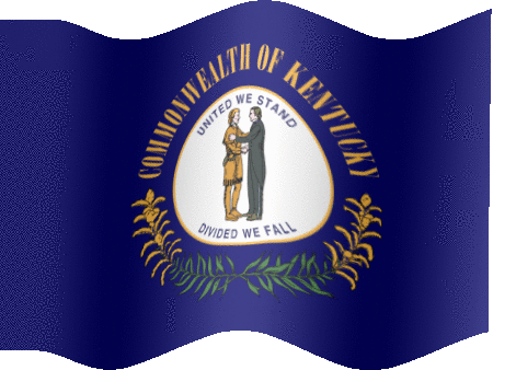 Animated Kentucky flag | KY flag | Country flag of | abFlags.com gif clif  art graphics » abFlags.com