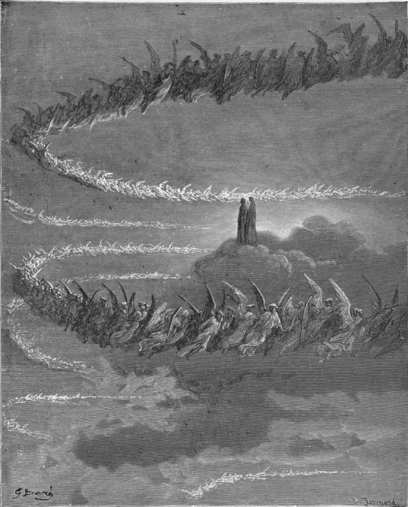 The Spirits in Jupiter” by Gustave Doré from “The Divine Comedy”