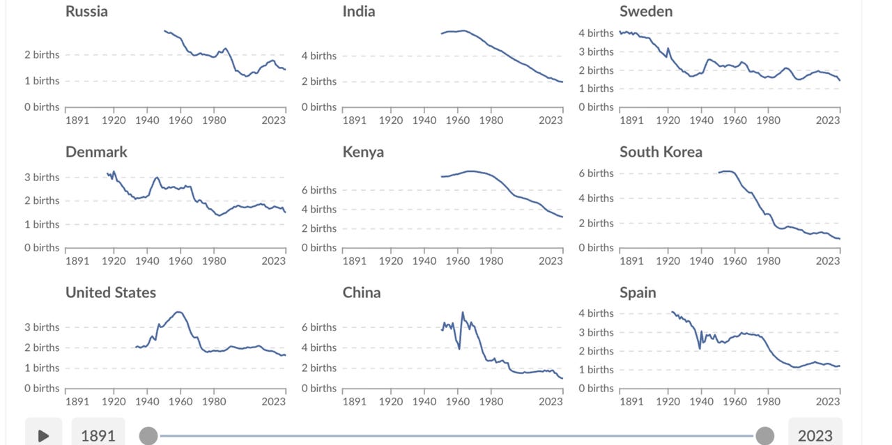 Declining Fertility Rates cover image